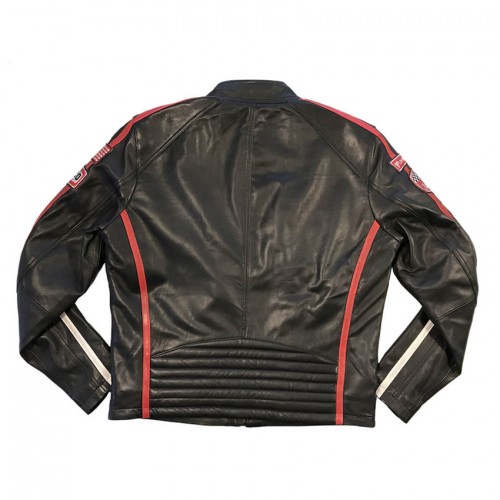 Daytona Leather Jacket Black Men - Jacket - Warson Motors - Racing Clothes