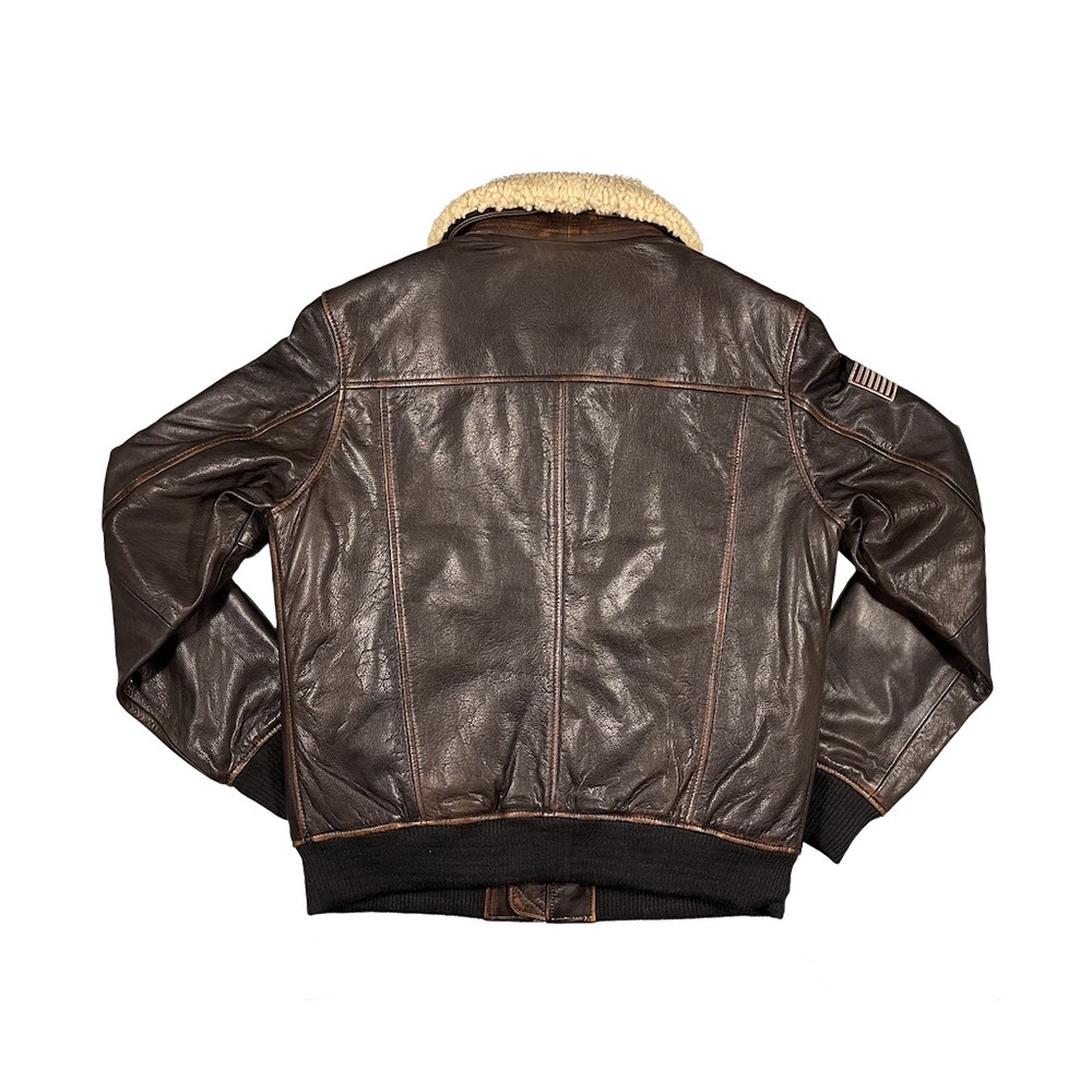 US Navi Tomcat leather jacket - Jacket - Warson Motors